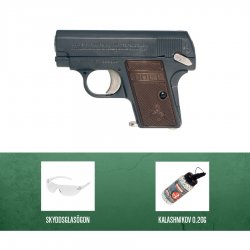Cybergun Colt 25 6mm Fjäderpistol Valuepack