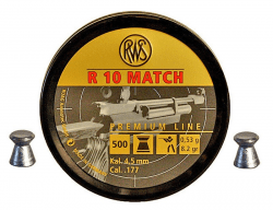 RWS R10 Match 4,50mm 0,53g 500st