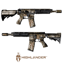 GunSkins® AR-15/M4 Skin - Kryptek Highlander