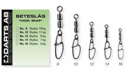 Darts Lure Locks with double Swivel "Hook Snap"