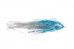 Fly-Dressing Gäddfluga Flashabou Deceiver Blue/Silver Förtyngd