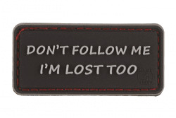 JTG Im Lost Too Rubber Patch