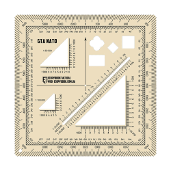 M-Tac Ecopybook Tactical Ruler GTA Nato Blue Border