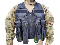 Jackal Gear Tactical Assault Mesh Vest - Svart