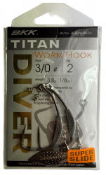BKK Titan Diver Worm Hook 2st