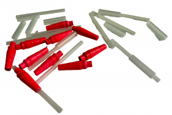 Eumer Crayfish Tube 15x4mm Rosa 10 Pack