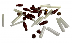 Tellis Collection Body And Conehead 10mm Dark Red 10 Pack