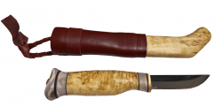 Wood Jewel Carving Knife 8,5cm with a Birch Sheath