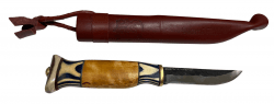 Wood Jewel Lion Knife 23Lion9