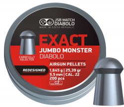JSB Exact Jumbo Monster, 5,52mm - 1,645g Redesigned 200st