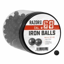 RazorGun Iron Balls .68 - 100st