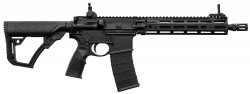 Golden Eagle Daniel Defense 4 RIS III 11.5" Black GBBR 6mm -Black