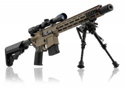 Lancer Tactical LT-32 DMR Semi Auto Mosfet 6mm - Tan