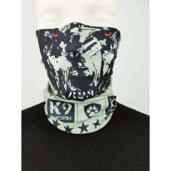 Wolf Face Multifunction Scarf
