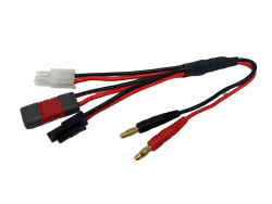 Charging Cable T-Connection/Deans Male,Tamiya Small & Big with Banana Contact