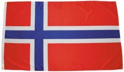 MFH Norge Flagga 90x150cm