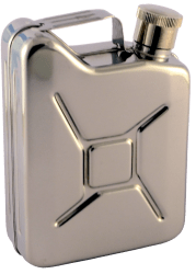Stabilotherm Stainless Steel Jeep Pocket Flask