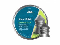 H&N Silver Point 6,35mm 1,58g 150st