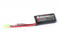 G&G 7.4V 1000MAH LI-PO Battery for Battery Box with Laser Pointer-BL