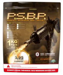 G&G PSBP BB's 0,20g 5000st (1kg) Svarta