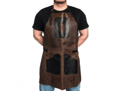 BeaverCraft AP3X Adjustable Brown Leather Work Apron
