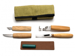 BeaverCraft S49 Täljkit Sked med Knivrulle