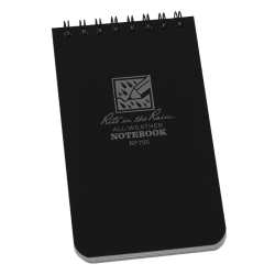 Rite In The Rain Notebook 7,5x12,5cm - Black