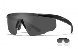 WileyX SABER ADV Smoke/Clear Matte Black Frame