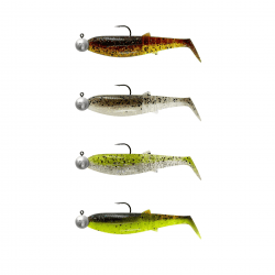 Savage Gear Cannibal Shad ClearWater Jiggmix 4pcs
