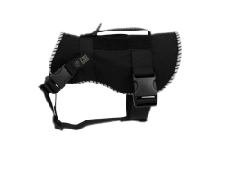 K9 Thorn Harness Echo with Reflective Trimming - Black