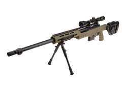 Well 4411D Spring Sniper Rifle with RIS, Scope & Bipod - OD