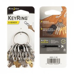 KeyRing Steel - S-Biner - Stainless