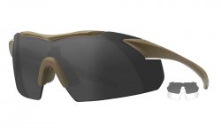 WileyX Vapor Grey/Clear Tan Frame