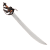 Windlass The Corsair Cutlass Barbary Pirate Sword with Leather Scabbard
