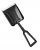 Mil-Tec Black ABS Foldable Snow Shovel