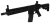 G&P Colt MK18 Mod I AEG 6mm - Svart