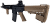Tokyo Marui M4 CQBR EBBR AEG - Svart/Tan