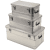 MFH Transport Boxes Aluminium 3pcs 34/55/100L