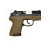 WE Bulldog GBB Gas Metal Slide 6mm 19rds med 2 Magasin