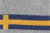 Briv Ullfilt Merino med Svensk Flagga 140x205cm