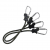Fosco Bungees Packremmar med Karbinhake 24"