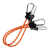 Fosco Bungees Packremmar med Karbinhake 24"