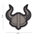 101 INC PVC Patch - Viking Helmet
