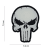 101 INC PVC Glow In The Dark Patch - Skull