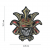 101 INC PVC 3D Patch - UV Skull Samurai