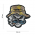 101 INC PVC 3D Patch - UV Skull Bush Ranger