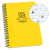 Rite In The Rain Side Spiral Notebook, 18x12cm - Yellow