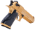 Cybergun WE Desert Eagle L6 .50AE Gas 6mm - Tiger Stripes Guld