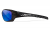 WileyX Gravity Captivate Polarized Blue Mirror Lenses Black Crystal Frame