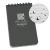 Rite In The Rain Top Spiral Notebook, 7,5x12,5cm - Grey